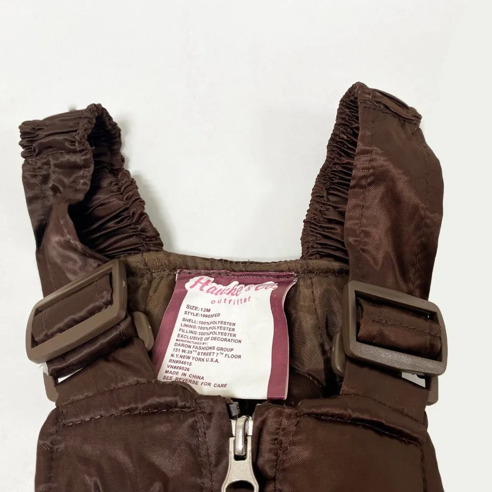 Hawke & Co. 2 Piece Puffer Coat Brown 24M Unisex